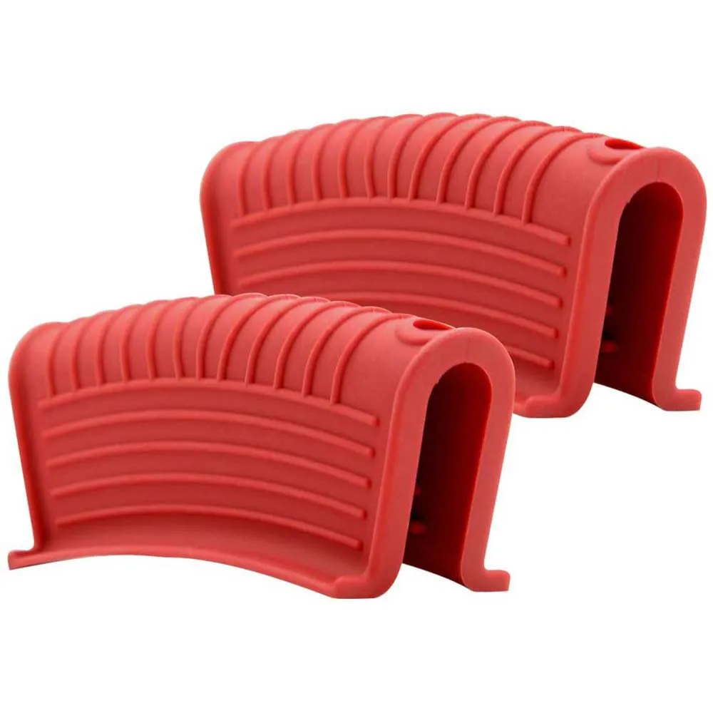 

Anti-skid Non Stick Cookware Holder Pot Clips Pan Handle Cover Pot Handle Holder Protective Cover Kitchen Accessories