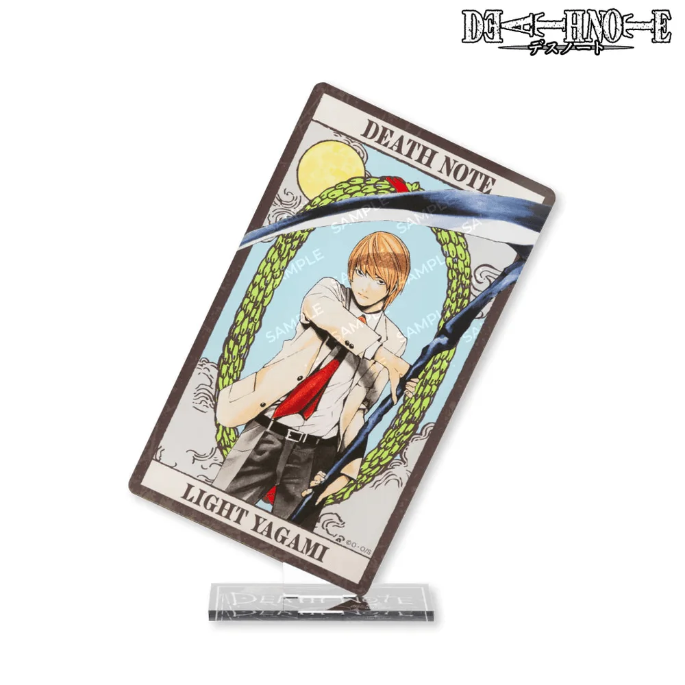 Anime Death Note Light Yagami 15cm Acrylic Stand Keychain Tarot Tabletop Ornament Desk Decor Otaku Collectible Merch Fan Gift