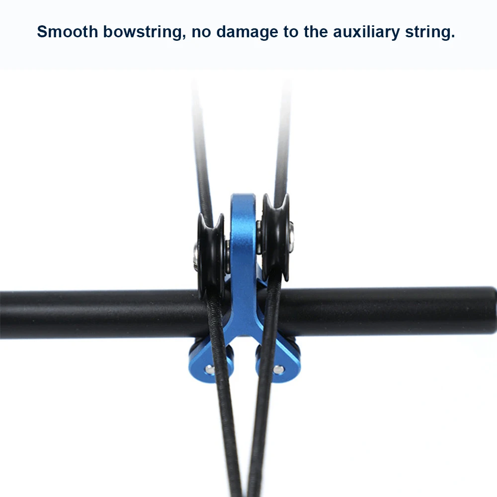 Archery Cable Slide Roller Aluminum Alloy String Splitter Glide Separator for Compound Bow Bow String Separator