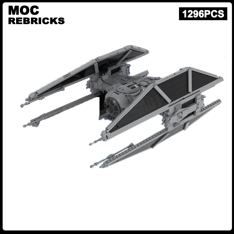 MOC Parts Building Kit Imperial The Fighter Space Wars Whisperer Block Bricks Set Education Children Holiday Gifts 1296 Parts