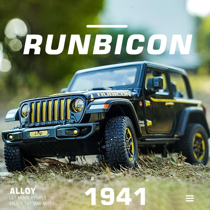 

Simulation 1:20 Wrangler 19141 Small Wheel Alloy Off-Road Car Model Ornament Diecast Alloy Car Model Collectible