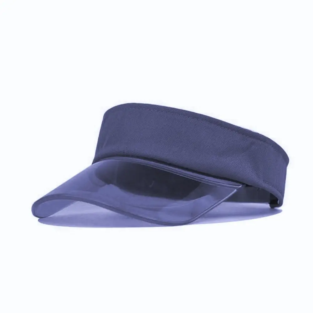 Running Adjustable Transparent Visor Caps Breathable Sun Visor Summer Sun Hats Topless Anti-UV Empty Top Hat Hiking Beach