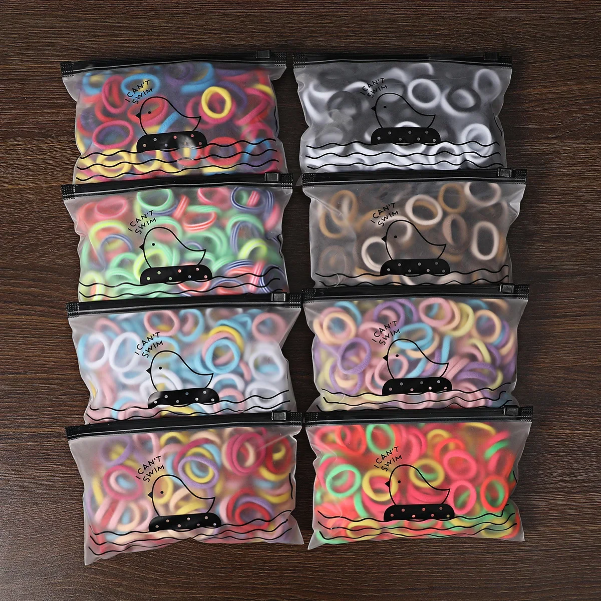 50/100pcs Haar bänder für Kinder bunte Nylon Scrunchie Haar gummis Gummiband Kinder elastische Haar ligen Mädchen Zubehör