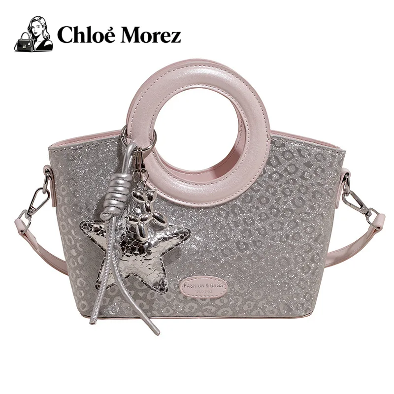 

Ladies' Bag, Fashionable and Bright Star Shoulder Bag, Large Capacity and Versatile Portable Tote Bag