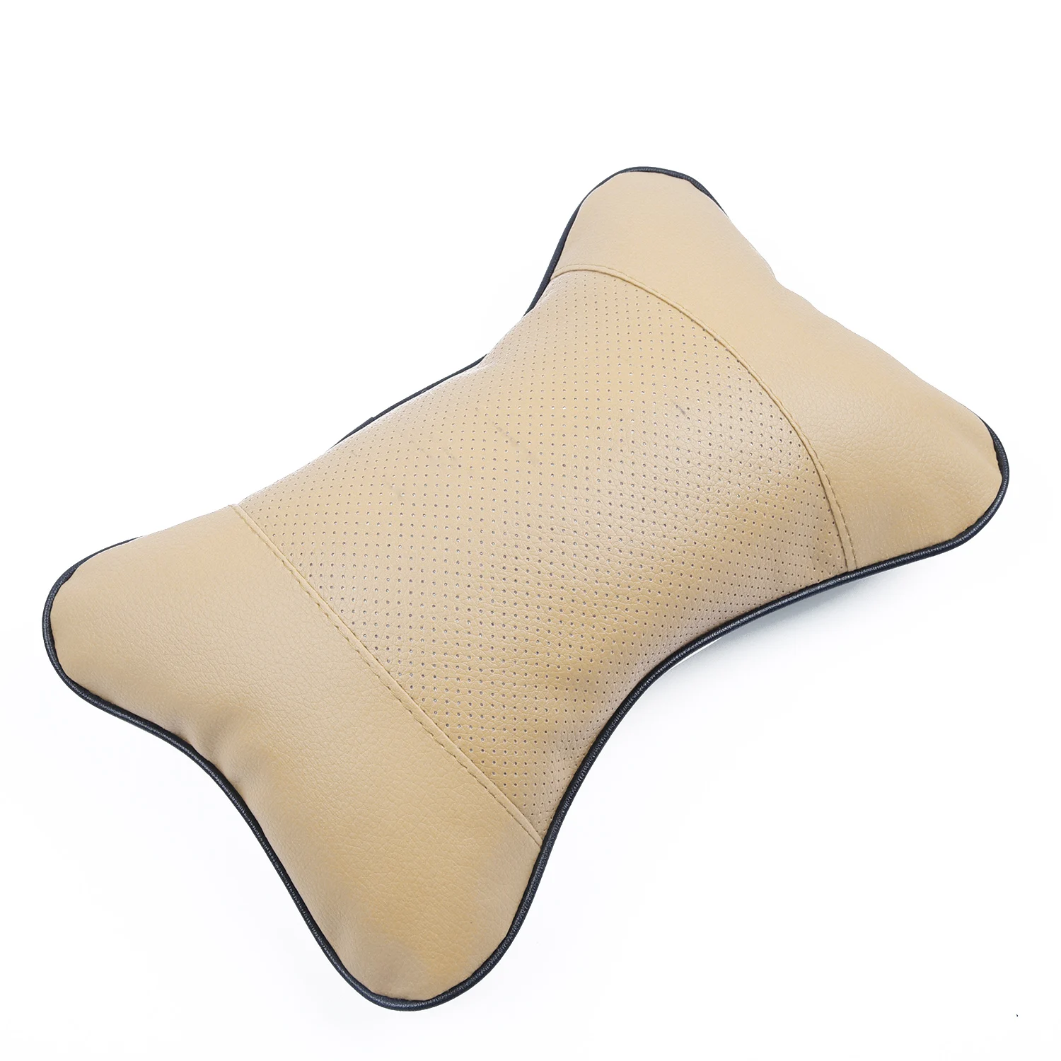 Protect neck Head Rest Cushion bone shape Neck Support Pillow high strength elastic relax muscles Synthetic Leather