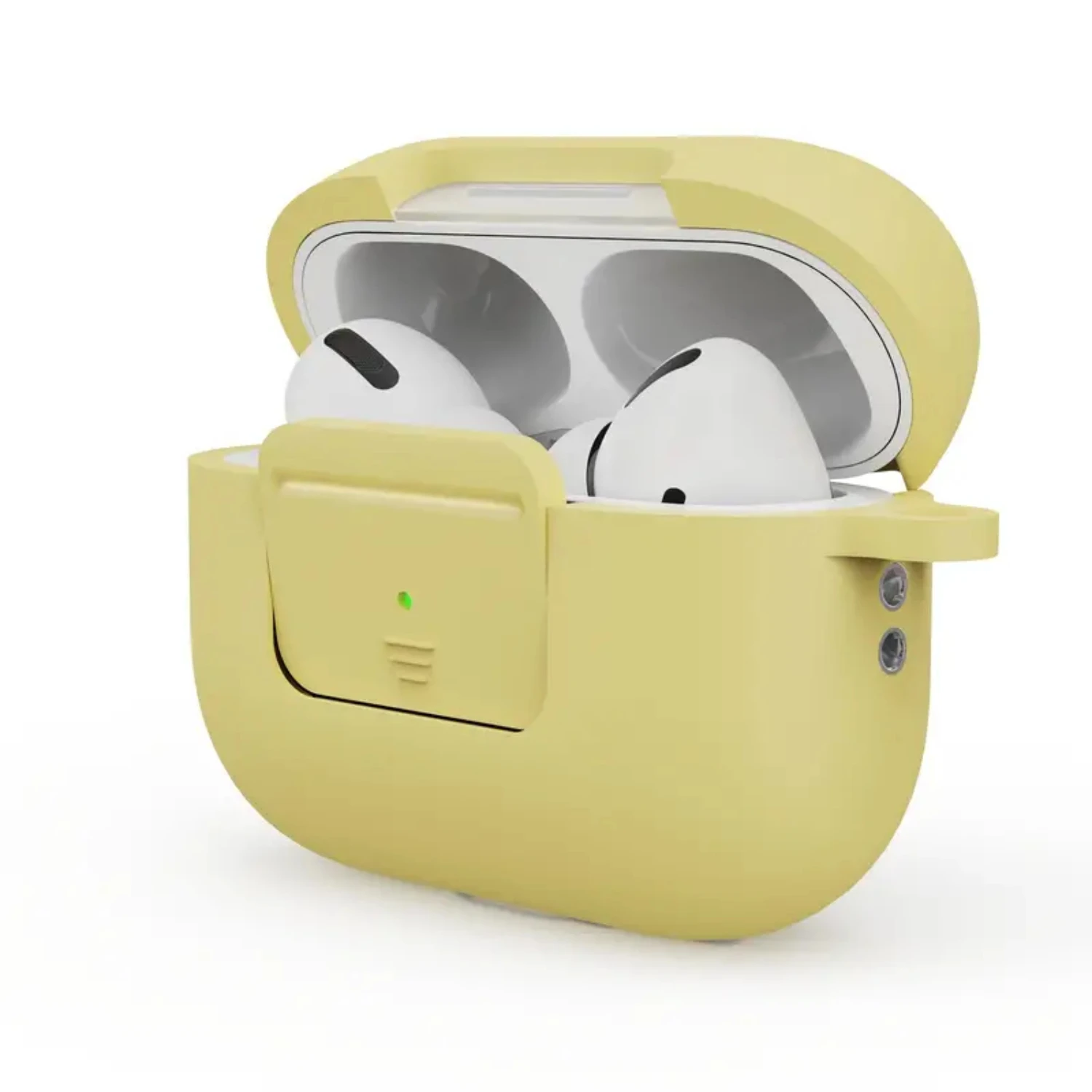 

Compatible With AirPods 3rd Generation Case Full-Body Protective Silicone Case With Keychain Compatible With AirPods 3 Charging