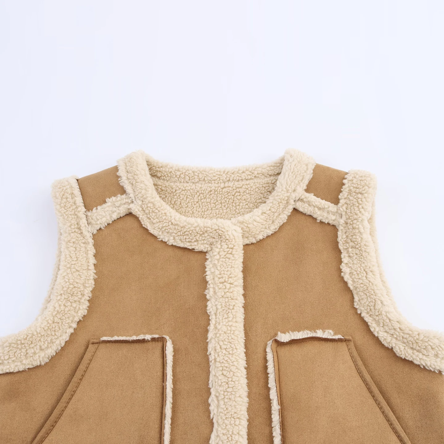 سترة نسائية مخملية من Faionable لخريف 2025 لون جديد Sle Blo round Ne Svel Jaet Commute Sle لون نقي #2