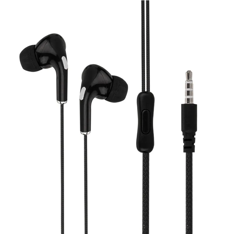 Écouteurs filaires intra-auriculaires basse avec micro, écouteurs de sport, écouteurs de musique, casque de jeu stéréo pour iPhone 5, 6, 7, Xiaomi, Huawei, 3.5mm