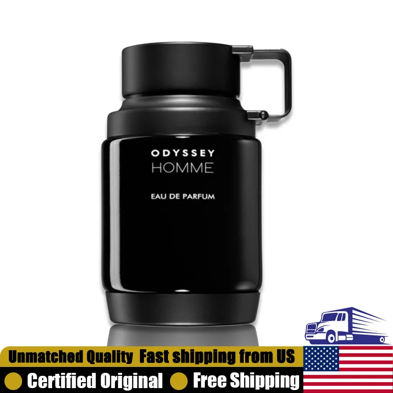 

Armaf Odyssey Homme Eau de Parfum Spray 3.4 Oz Premium Arabian Perfumes Lasting Oriental Vanilla Leather Perfume Cologne for Men