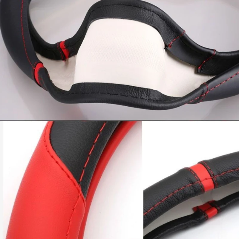 For Haval Dargo 2022 2021 Steering Wheel Cover Breathable Anti Slip PU Leather  Auto Accessories Protector