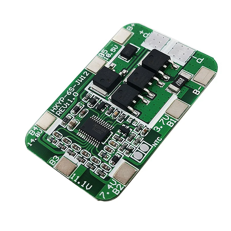 6S 12A/25A 24V 25.2V PCB BMS Protection Board For 6 Pack 18650 Li-ion Lithium Battery Cell Module New Arrival Balanced