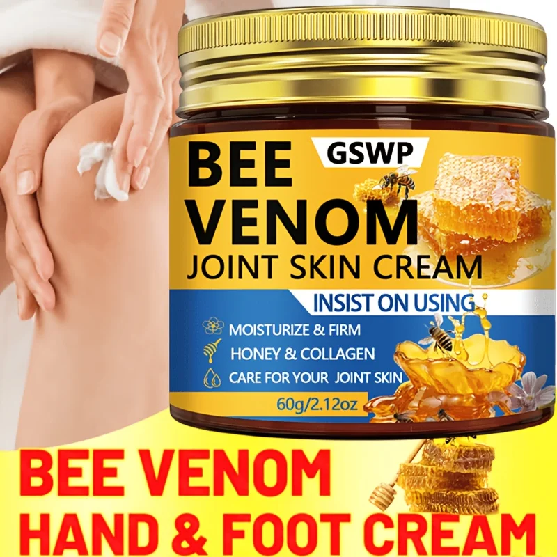 Crema hidratante para la piel con veneno de abeja GSWP, contiene veneno de abeja y colágeno, hidrata profundamente tu cuerpo. 60g / 120g