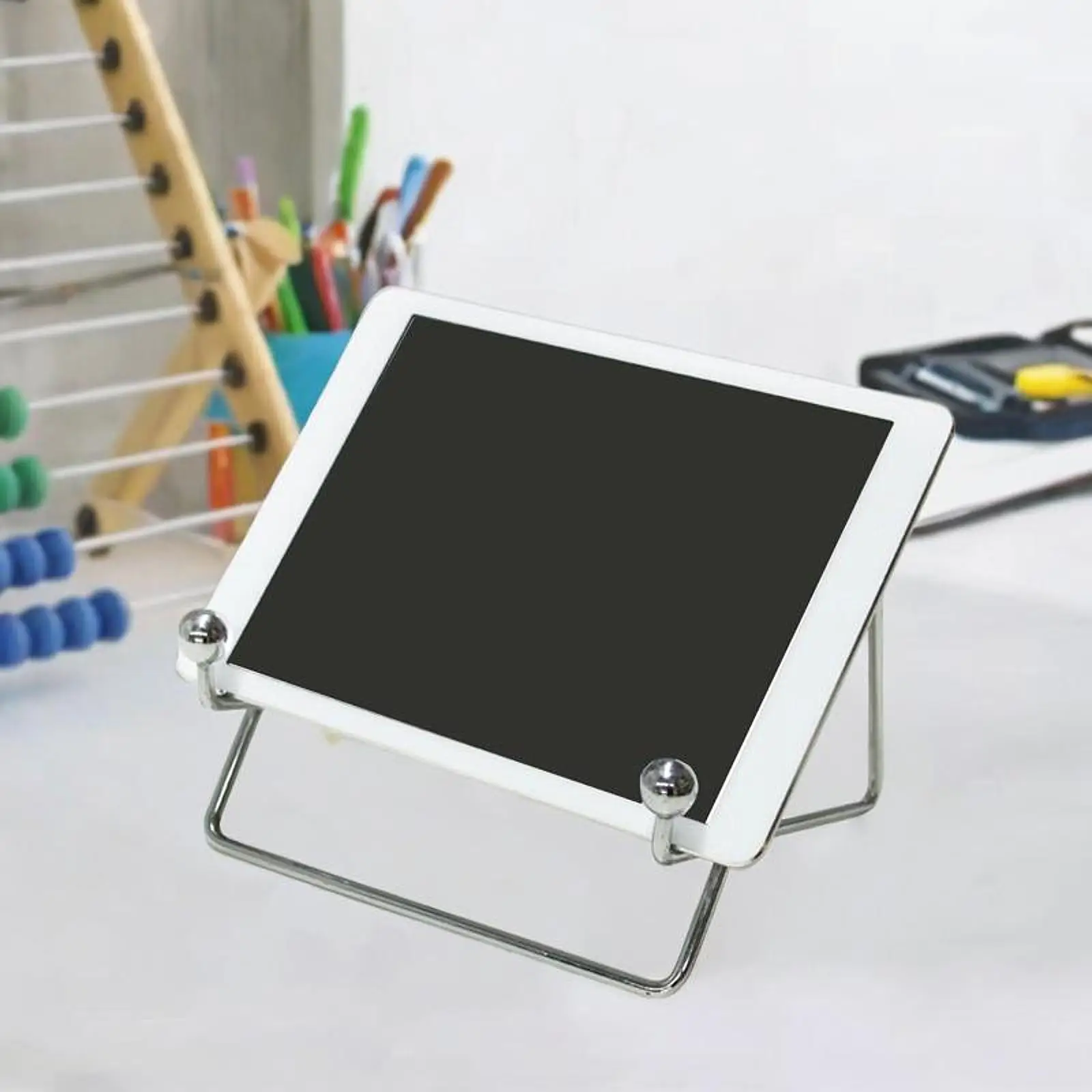 

Phone Stand Phone Holder Artwork Simple Shape Picture Frame Stand Book Stands Display for Weddings Home Decoration Cabinet