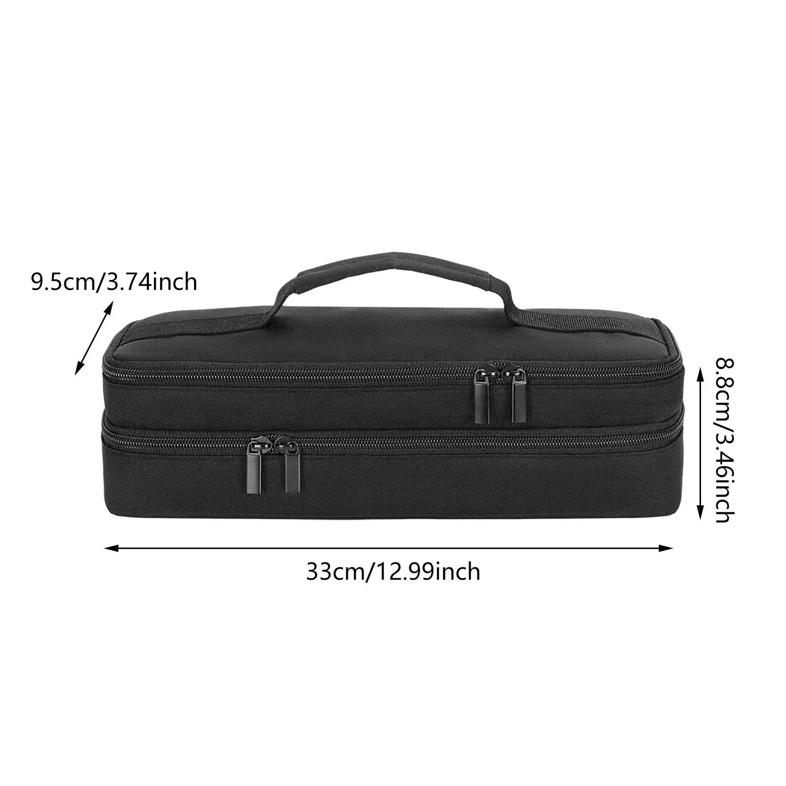 Printer Storage Bag Organizer Case Double Layer Protective Compact for USB Cable Pens Handbag for Camping Home Working Travel