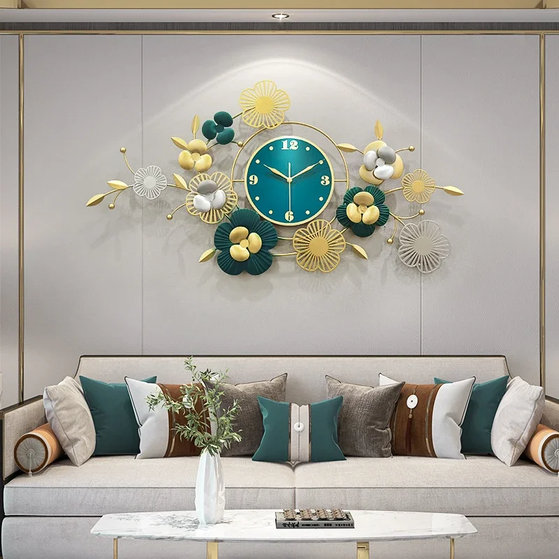 

Big Size Luxury 3d Wall Clock Living Room Art Metal Wall Watch Bedroom Nordic Quartz Mechanism Relojes De Pared Home Decoration