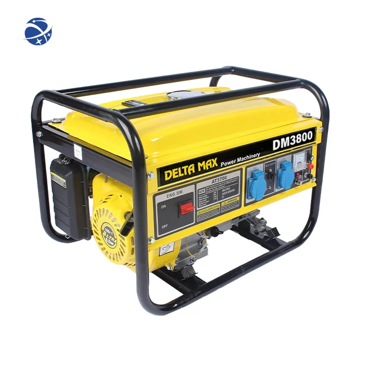 YUNYI High Productivity 3600 rpm Speed Excellent Performance 2800 W Single Phase Portable Gasoline Generator Petrol Generator