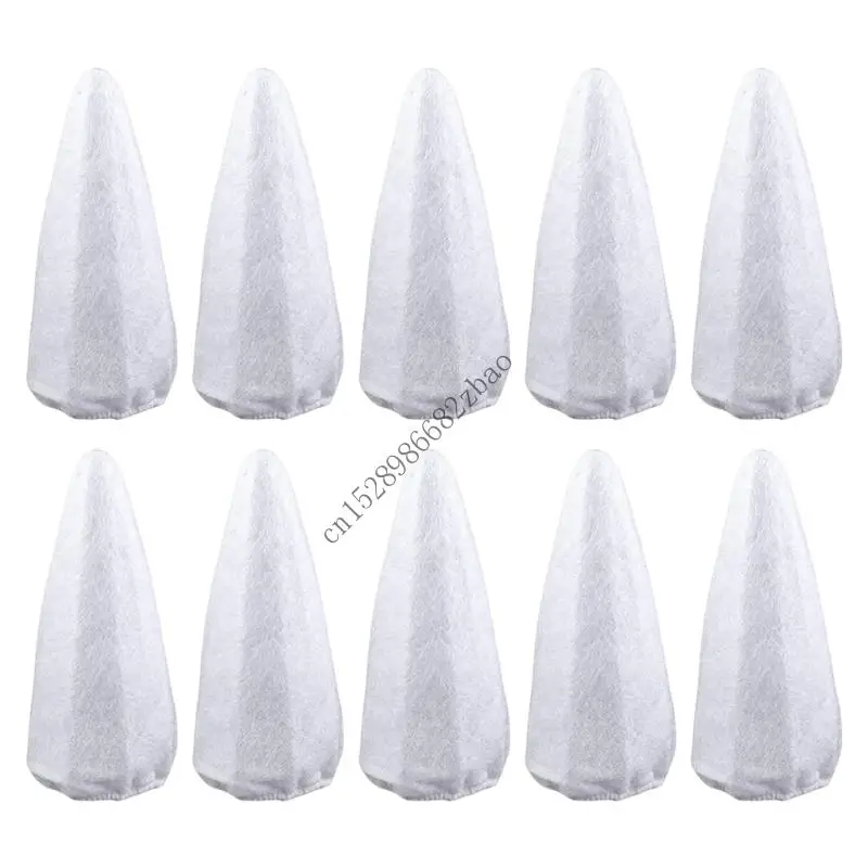 

H7EA 10Pieces Commercial Swimming Pool Filter Replacement Bags Polyester Fiber Mesh Net Bag for Various Type Pool Vacuum