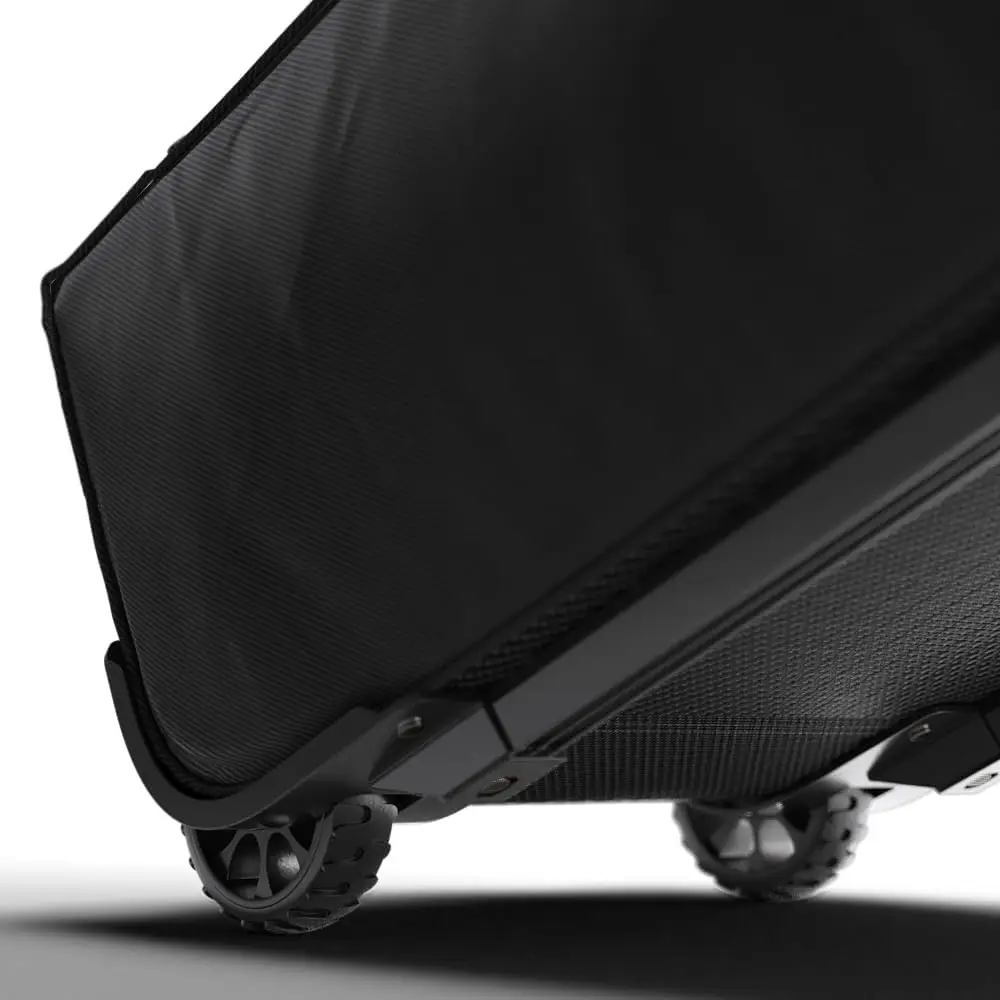 Rolling Double Ski Bag - Padded Ski Bag With Wheels for Air Travel