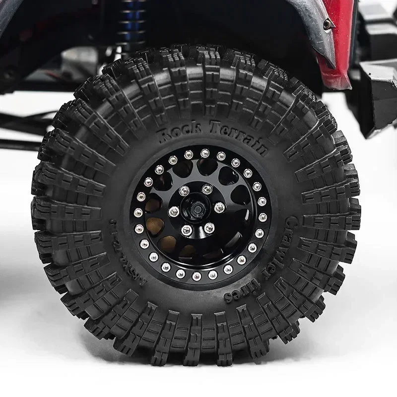 4 個 1.9 120 ミリメートルクライマータイヤスキンクライミングタイヤ SCX10 90046 D90 TRX4 TRX6 D298 用