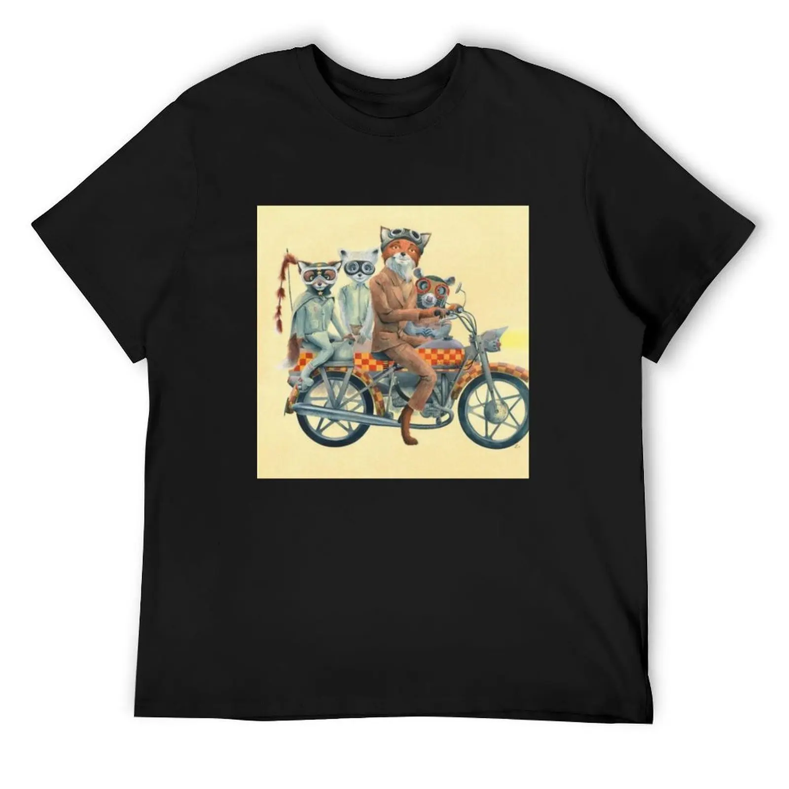 

Mr Fox Gift T-Shirt summer 2025 vintage graphic tee funny meme t-shirts mens clothing