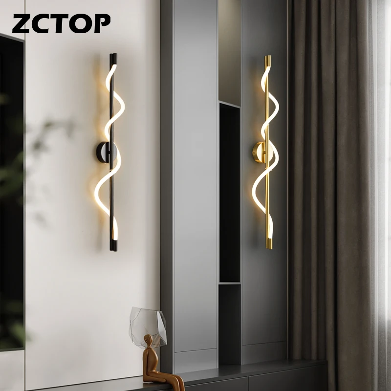 cobre completo conduziu a luz de parede casa arandelas parede interior para o quarto luzes cabeceira sala estar decoracao lampadas parede luminarias ac110v 220v 01