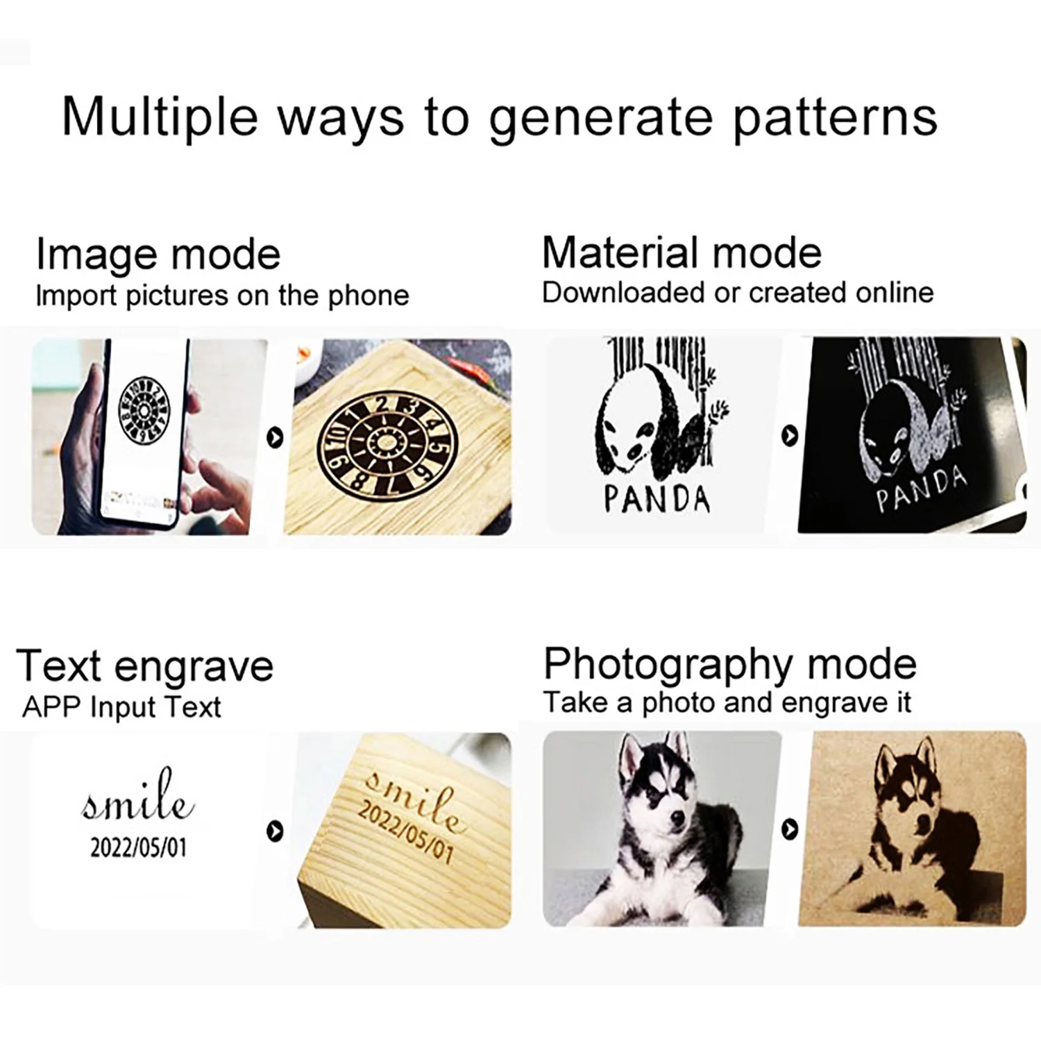 ポータブルレーザー彫刻機木材アクリルレザー Bluetooth USB アプリ制御 2 ワット CNC 米国 EU 現地配送ポーランド倉庫