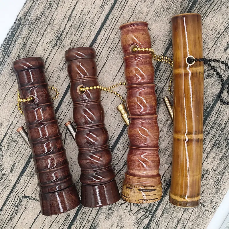 Bamboo Water Pipe Big Bamboo Water Filter Smoking Set Hookah Portable Yunnan Men's Old-Fashioned Small-Bowled Long-Stemmed (Toba