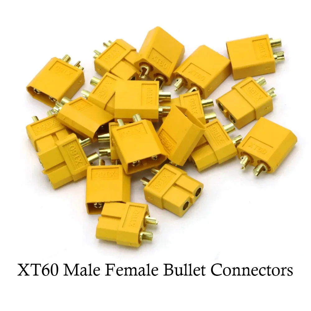 

100 Pieces XT60 XT-60 XT 60 Plug Male Female Bullet Connectors Plugs For RC Lipo Battery Accessories (50 pair) Wholesale