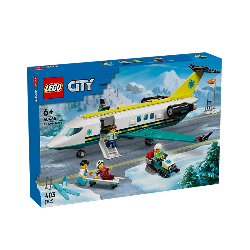 

Lego City 60465 Aviation Medical Rescue Plane Children's Day Gift Toy for Boys and Girls