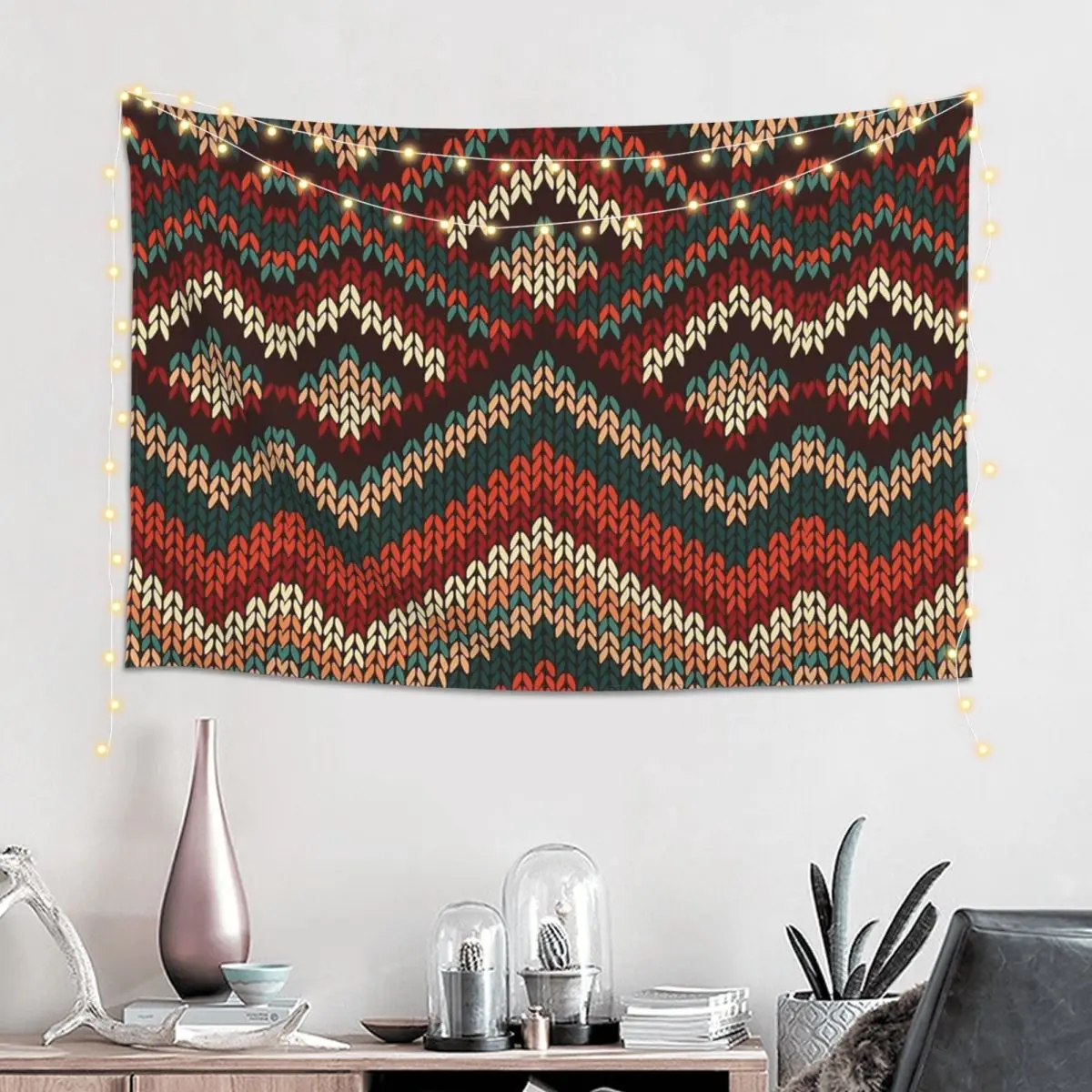 Amazigh Foutha Kabyle Mediterranean Berber Jewel Tapestry Funny Wall Hanging Aesthetic Home Decor Tapestries for Living Room