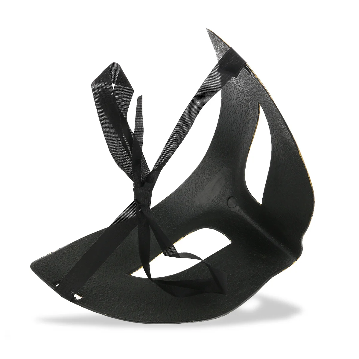 Tinksky Golden Masquerade Face Mask for Men Roman Fighter Style Durable Hard Plastic Halloween Costume Accessory