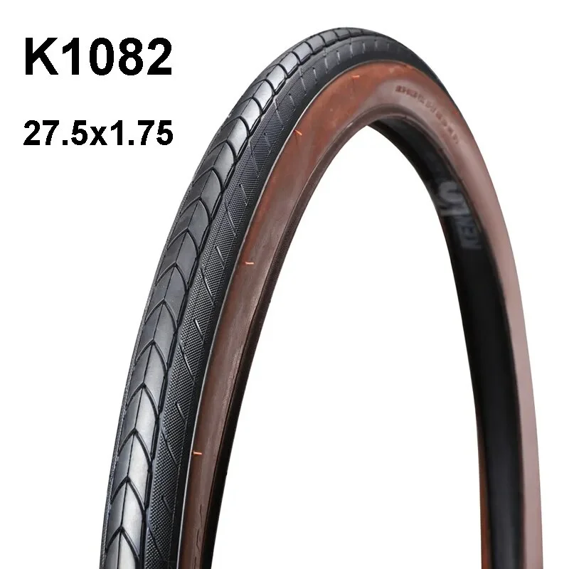 Kenda bicycle tire 27.5x1.75 mountain road bike tires 27.5er ultralight slick high speed tyres brown side wire bead