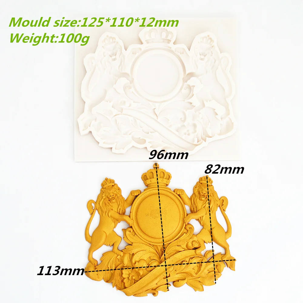 Silicone Mold Lion Kitchen Baking Tools For Diy Relief Cake Flower Chocolate Decorating Fondant Craft Moulds