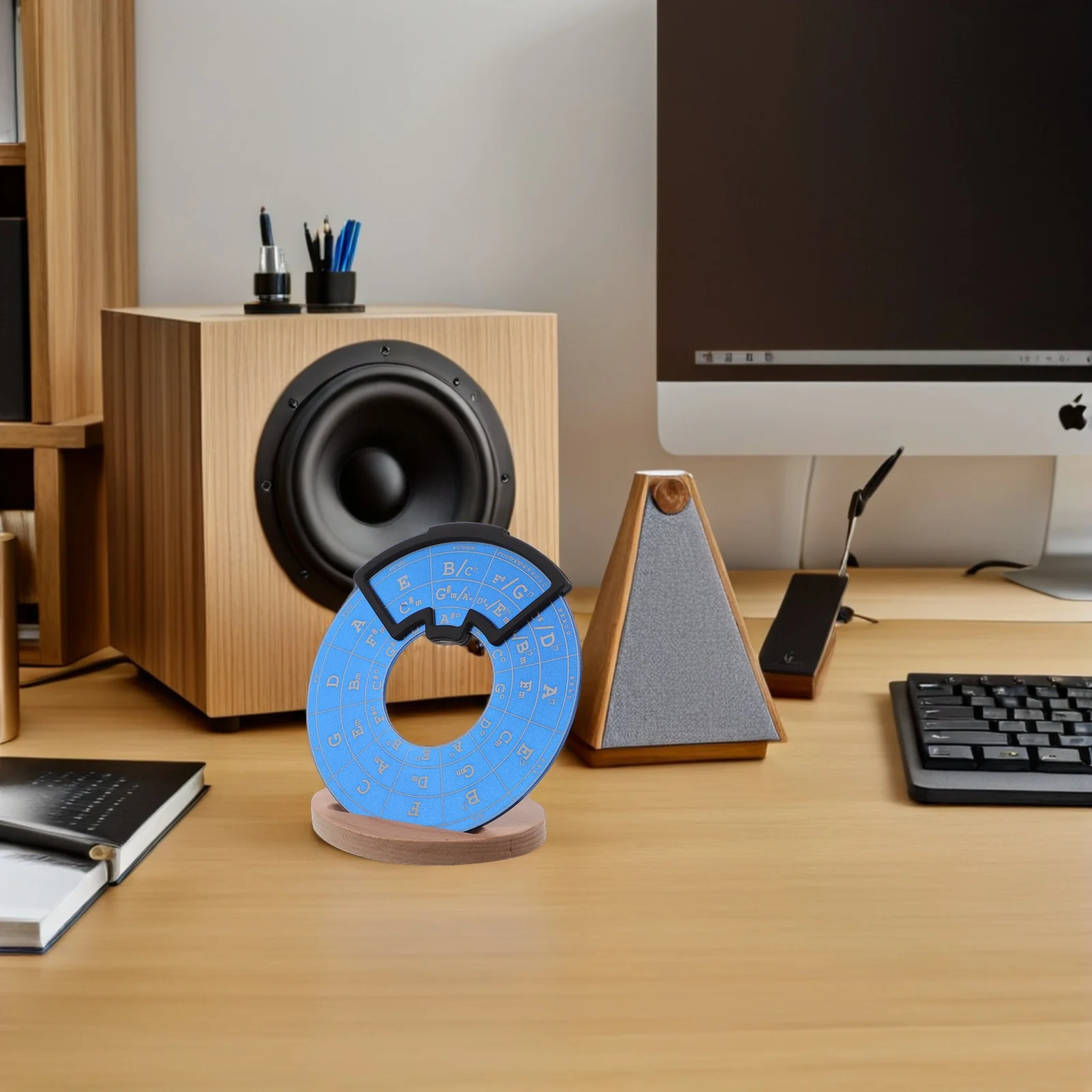 أداة تعلم الجيتار على شكل دائرة من عجلة خامسة مدرب محمول لاستكشاف الموسيقى الإبداعية وإتقان عجلة الوتر #5