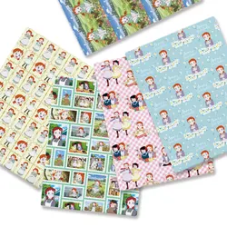 Cartoon Hot Cute Girl DIY handmade sewing patchwork quilting baby dress home sheet 140cm printed fabric sewing kids fabric