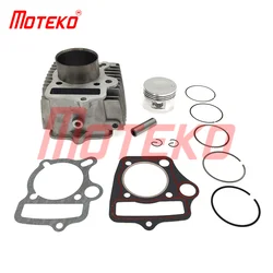 BX16061482 152FMH CD110 C110 52.4MM CYLINDER AND PISTON KIT WITH 13MM PIN 4T 110CC ENGINE PARTS FOR CUBS ATV CROSS DIRT BIKE