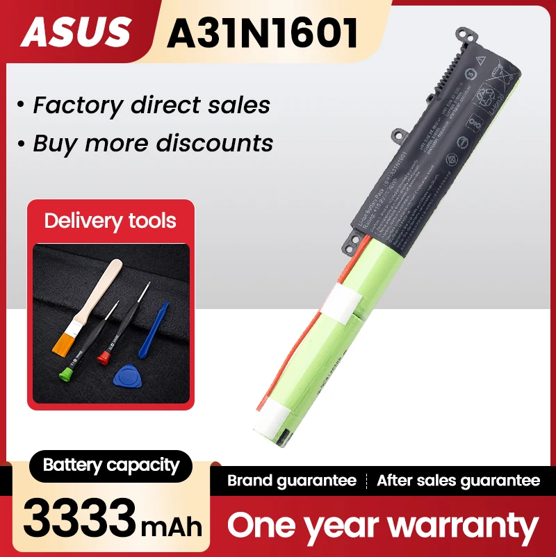 

A31N1601 For ASUS A541U F541U R541U R541UA X541A X541S D541S VM592U laptop battery