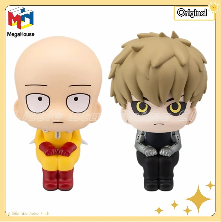 

Оригинальная коллекционная фигурка MegaHouse Look Up One-Punch Man Saitama/Genos в подарок, аниме-фигурка