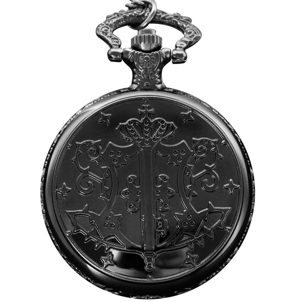 ヴィンテージとげローズ高貴なクラウンクロスディーコンクォーツ懐中時計男性と女性のネックレス時計スチームパンクアンティークギフトアクセサリー