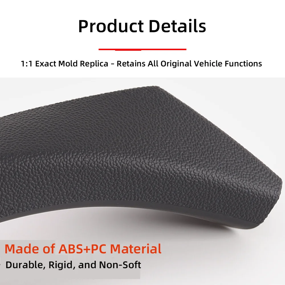 LHD RHD Einfache Installation Schwarz Beige Links Rechts Innentürgriffabdeckung Für BMW 3er Serie E90 E91 E92 2004-2013 – Detail 1