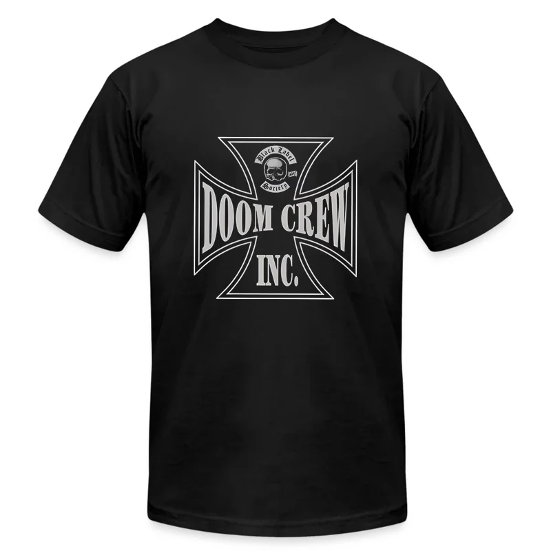 2024 Men T Shirt Casual Label Society Doom Crew T-shirt Graphic Summer Short Sleeves 100% Cotton S-3XL