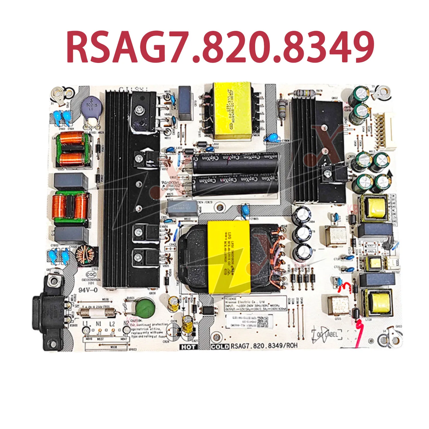 

RSAG7.820.8349 RSAG7.820.7748 Original HZ43A65 H50E3A HZ55A57 HE65E3A TV Power Board RSAG7.820.8349