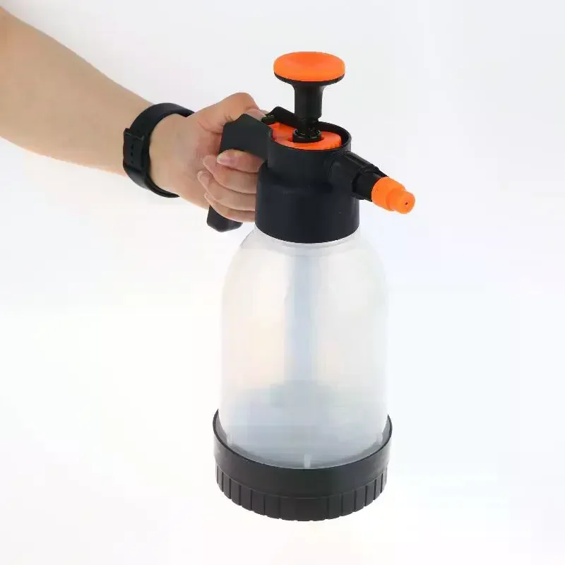 1Pcs Hand-held Car Wash Watering Car Home Gardening Air Pressure Sprayer Cleaning Tools 1.2L Car Wash Spray Bottle Wash Can