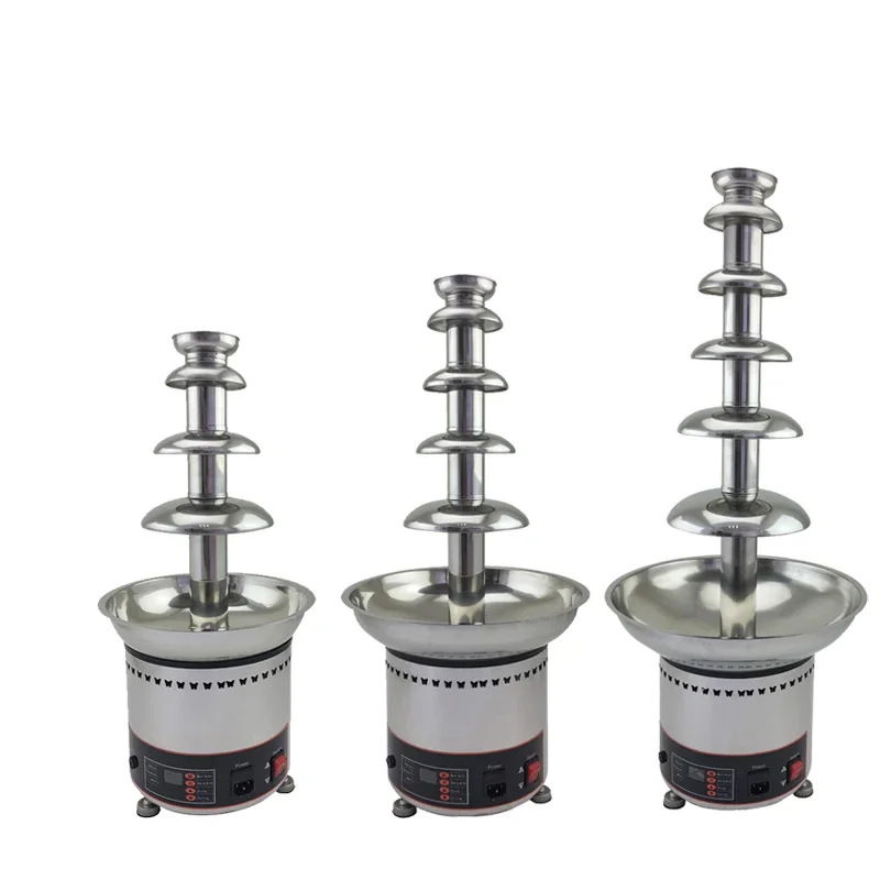 Macchina professionale per fontana a cascata di cioccolato commerciale in acciaio inossidabile