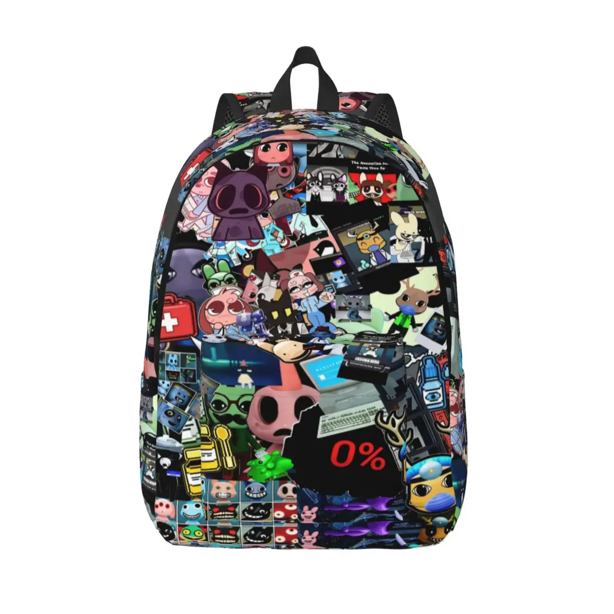 Horror Game Animals Hospitals Backpack for Kindergarten Primary School Student Bookbag Boy Girl Daypack Hiking