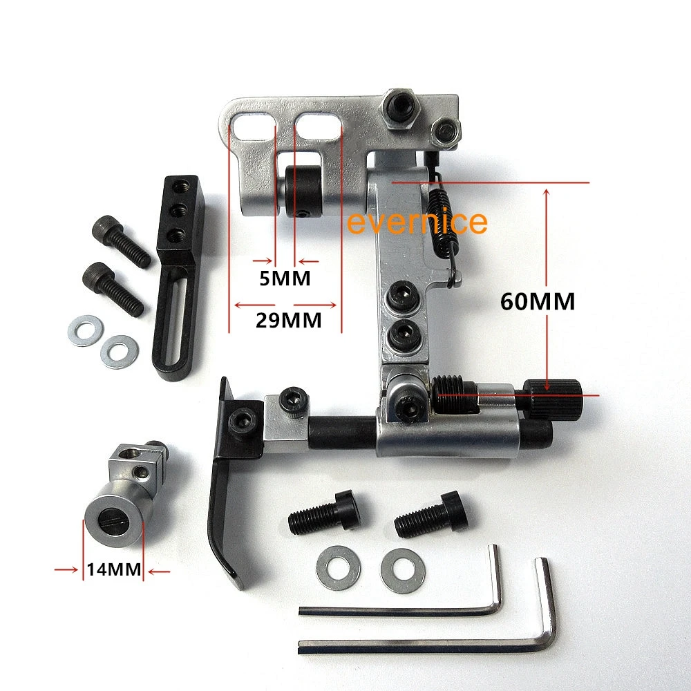 Suspending Edge Guide w/ Adaptor Bracket for Pfaff 1245 1246 1525 1526 335 2545 #KG1245