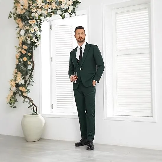 

Новинка 2023 года, мужской костюм на заказ, комплект для бизнеса, свадьбы, танцев, двухрядный, на пуговицах, облегающий, модный, городский, всесезонный, китайский, O...