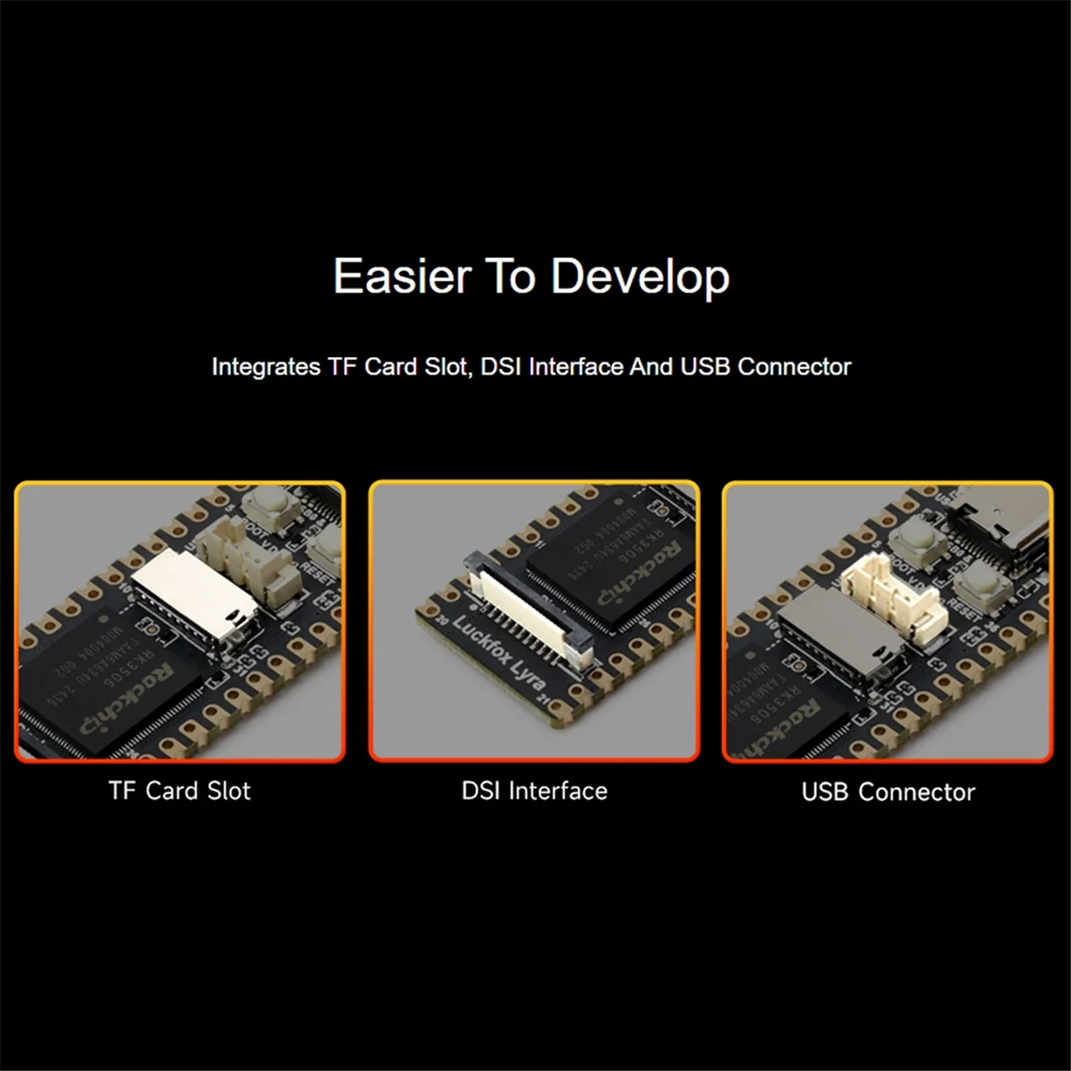 Carte de développement Linux M85K B Flash-Boot Version RK3506G2 pour MIPI/Display-A7, B