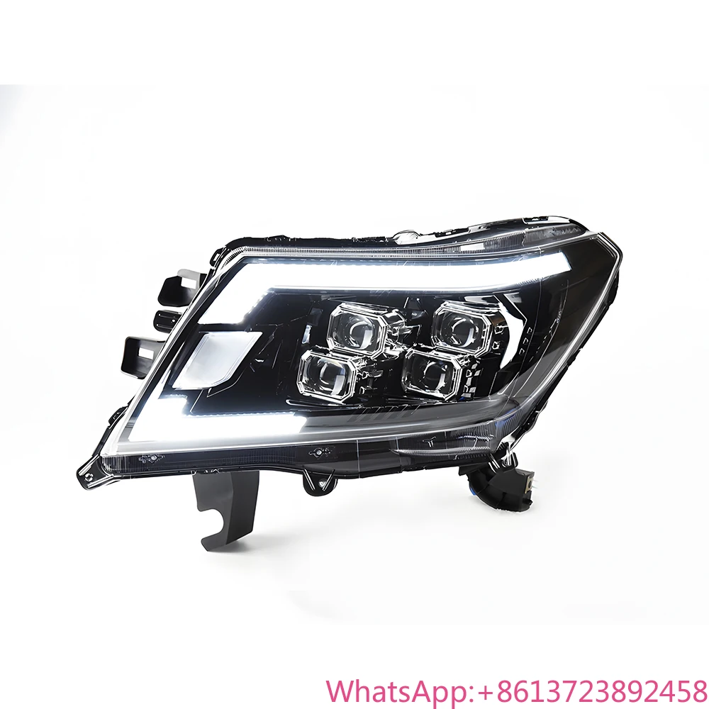 

For Car Front Lamps for Nissan Navara 2015-2023 Auto Headlights Assembly Upgrade High Configuration LED 4Projector Lens Accesso