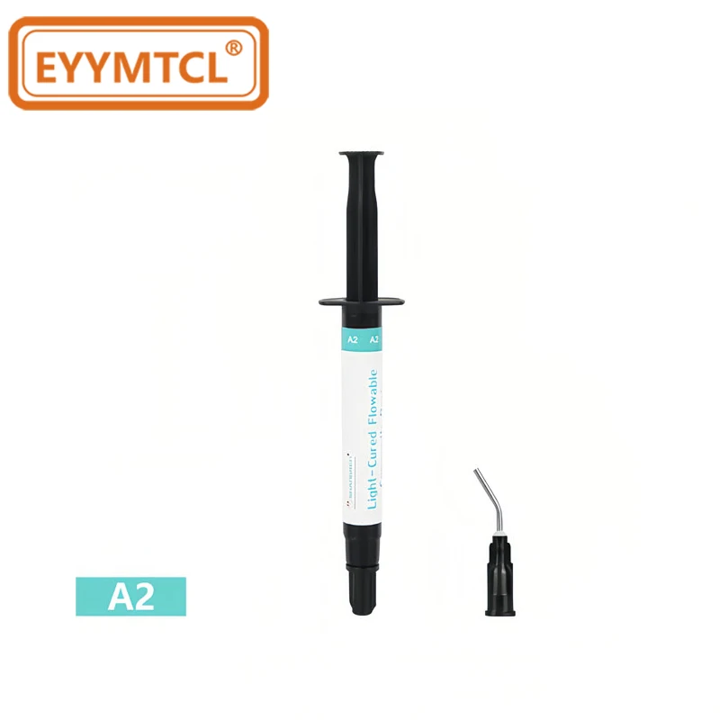 Material de odontología de resina de fluidez, fluido para elegir, relleno Dental, aplicaciones clínicas para dientes, materiales de odontología